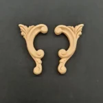 Ξυλόγλυπτο Διακοσμητικό σετ 2 Τεμαχίων 11εκ. Χ 6εκ.