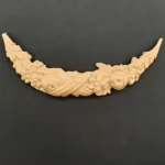 Ξυλόγλυπτο Διακοσμητικό Λουλούδι Γιρλάντα 21εκ. Χ 4εκ.