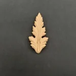 Ξυλόγλυπτο Διακοσμητικό Φύλλο 11εκ. Χ 5εκ.