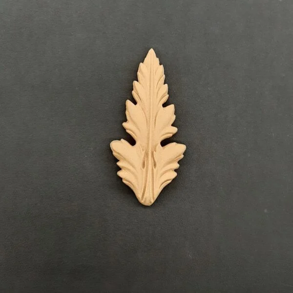 Ξυλόγλυπτο Διακοσμητικό Φύλλο 11εκ. Χ 5εκ.