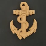 Ξυλόγλυπτο Διακοσμητικό Άγκυρα 17εκΧ27εκ.