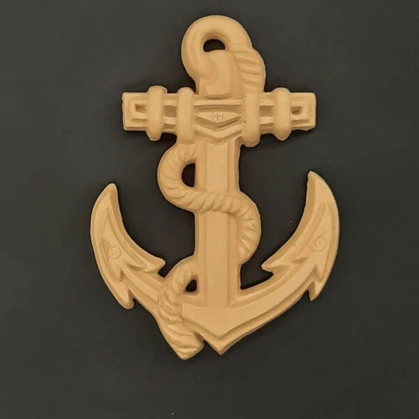 Ξυλόγλυπτο Διακοσμητικό Άγκυρα 17εκΧ27εκ.
