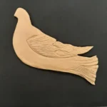 Ξυλόγλυπτο Διακοσμητικό Περιστέρι 23εκ.Χ11εκ