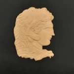 Ξυλόγλυπτο Διακοσμητικό Μέγας Αλέξανδρος 13εκ.Χ17εκ.