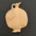 Ξυλόγλυπτο Διακοσμητικό Ρόδι 8,5εκ.Χ11,2εκ.