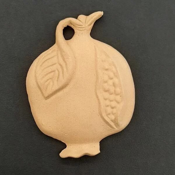 Ξυλόγλυπτο Διακοσμητικό Ρόδι 8,5εκ.Χ11,2εκ.