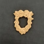 Ξυλόγλυπτο Διακοσμητικό Λουλούδια 6εκ.Χ7,5εκ.