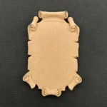 Ξυλόγλυπτο Διακοσμητικό Πάπυρος 4,5εκ.Χ6,5εκ.