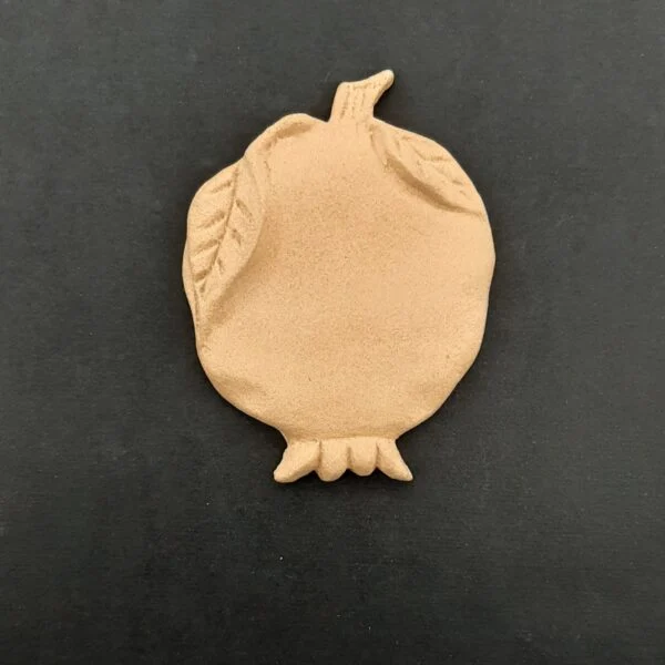 Ξυλόγλυπτο Διακοσμητικό Ρόδι 7εκ. Χ 6εκ.