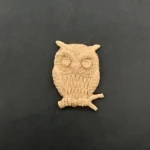 Ξυλόγλυπτο Διακοσμητικό Κουκουβάγια 5εκ. Χ 3εκ.