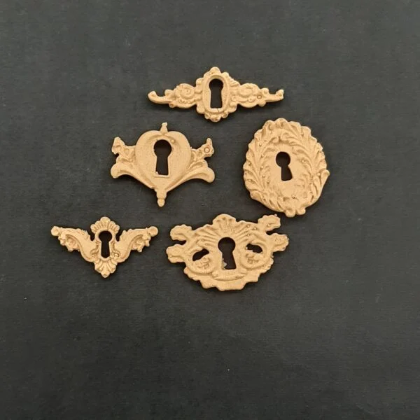 Ξυλόγλυπτο Σετ Κλειδαριά σετ 5 Τεμαχίων