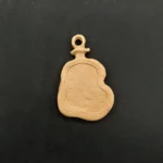 Ξυλόγλυπτο Διακοσμητικό Ρολόι 5εκ. Χ 3εκ.