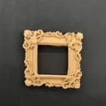 Ξυλόγλυπτο Διακοσμητικό Κορνίζα Τετράγωνη 5εκ. Χ 5εκ.