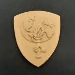 Ξυλόγλυπτο Διακοσμητικό Πυρσός 9εκ. Χ 8εκ.