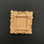 Ξυλόγλυπτο Διακοσμητικό Κορνίζα Τετράγωνη 5εκ. Χ 5εκ.