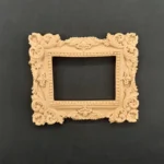 Ξυλόγλυπτο Διακοσμητικό Κορνίζα Παράλληλη 10εκ. Χ 9εκ.