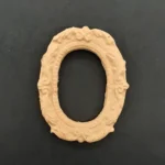 Ξυλόγλυπτο Διακοσμητικό Κορνίζα Οβάλ 8εκ. Χ 6εκ.