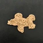 Ξυλόγλυπτο Διακοσμητικό Λουλούδι  5εκ. Χ 7,5εκ.