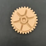 Ξυλόγλυπτο Διακοσμητικό Γρανάζι Διάμετρος 8εκ.
