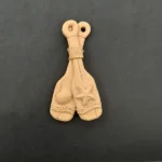 Ξυλόγλυπτο Διακοσμητικό Ρακέτες 6εκ. Χ 4,1εκ.