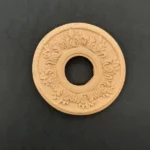 Ξυλόγλυπτο Διακοσμητικό  Στεφάνι Διάμετρος 6εκ.