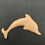 Ξυλόγλυπτο Διακοσμητικό Δελφίνι 7,5εκ. Χ 5εκ.