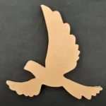 Ξυλόγλυπτο Διακοσμητικό Περιστέρι 13,5εκ. Χ 13,5εκ.