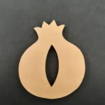 Ξυλόγλυπτο Διακοσμητικό Ρόδι 8,5εκ. Χ 10εκ.