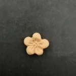 Ξυλόγλυπτο Διακοσμητικό Λουλούδι 1,9εκ. Χ 1,9εκ.