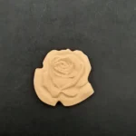 Ξυλόγλυπτο Διακοσμητικό Λουλούδι 5εκ. Χ 5εκ.