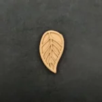 Ξυλόγλυπτο Διακοσμητικό Φύλλο 4,5εκ. Χ 2εκ.