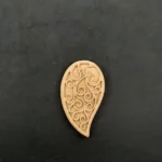 Ξυλόγλυπτο Διακοσμητικό Φύλλο 4,5εκ. Χ 2εκ.