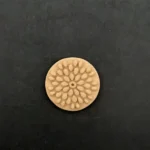 Ξυλόγλυπτο Διακοσμητικό Ροζέτα Διάμετρος 3,4εκ.