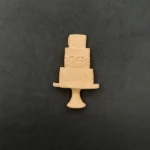 Ξυλόγλυπτο Διακοσμητικό Τούρτα 4,5εκ. Χ 3εκ.