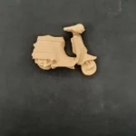 Ξυλόγλυπτο Διακοσμητικό Βέσπα 4εκ. Χ 4εκ.