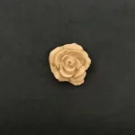 Ξυλόγλυπτο Διακοσμητικό Τριαντάφυλλο 2,9εκ. Χ 2,9εκ.
