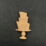 Ξυλόγλυπτο Διακοσμητικό Τούρτα 4,5εκ. Χ 3εκ.