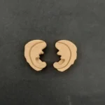 Ξυλόγλυπτο Διακοσμητικό σετ 2 Τεμαχίων 3εκ. Χ 1εκ.