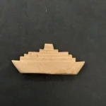 Ξυλόγλυπτο Διακοσμητικό Καράβι 5εκ. Χ 2εκ.