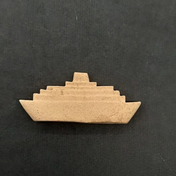 Ξυλόγλυπτο Διακοσμητικό Καράβι 5εκ. Χ 2εκ.