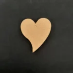 Ξυλόγλυπτο Διακοσμητικό Καρδιά 4εκ. Χ 5εκ.