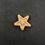 Ξυλόγλυπτο Διακοσμητικό Αστέρι 2εκ. Χ 2εκ.