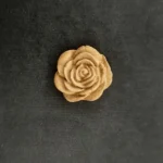 Ξυλόγλυπτο Διακοσμητικό Τριαντάφυλλο 1εκ. Χ 1εκ.