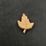 Ξυλόγλυπτο Διακοσμητικό Φύλλο 2,5εκ. Χ 1,7εκ.