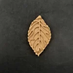 Ξυλόγλυπτο Διακοσμητικό Φύλλο 5εκ. Χ 2εκ.