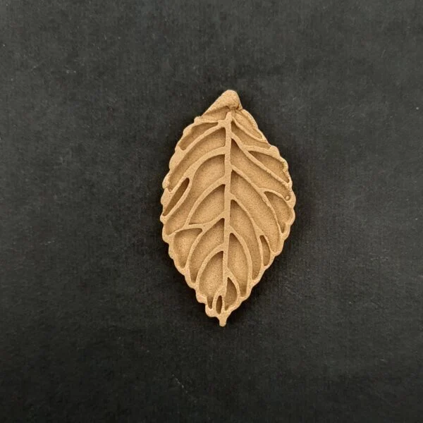 Ξυλόγλυπτο Διακοσμητικό Φύλλο 5εκ. Χ 2εκ.