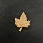 Ξυλόγλυπτο Διακοσμητικό Φύλλο 2,5εκ. Χ 3εκ.