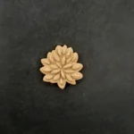Ξυλόγλυπτο Διακοσμητικό Λουλούδι 2,8εκ. Χ 2,8εκ.