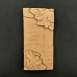 Ξυλόγλυπτο Διακοσμητικό Γνωμικό 17,5εκ. Χ 8,5εκ.