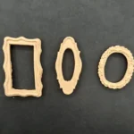 Ξυλόγλυπτο Διακοσμητικό Κορνίζα σετ 3 Τεμαχίων